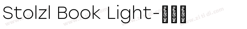 Stolzl Book Light字体转换